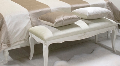 Bed end benches and storage benches