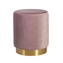 Пуфик LA PERLA D35xH42см, рожевий