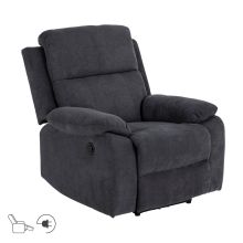 Крісло MORA recliner, темно-сіре