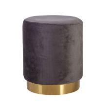 Пуфик LA PERLA D35xH42см, сірий