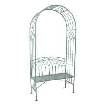 Лавка MINT з дугою, антично-зелений метал