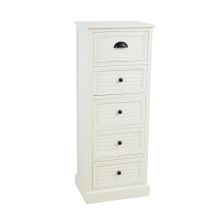 Cabinet MELDON 45x35xH116.5cm, white
