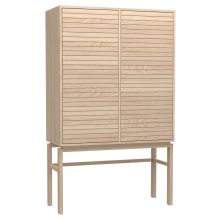 Cabinet LINLEY 90,8x40xH150cm, beige