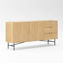 Sideboard BASSEL 160x40xH75cm, 3D melamine