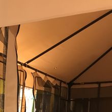 Roof cover for gazebo LEAF 3x3m, beige