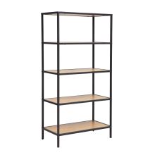 Shelf HEDVIG 63x33xH124cm, ash/black