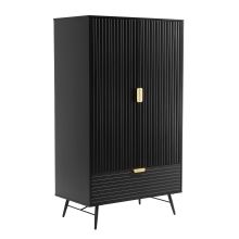 Wardrobe PIXAR 100x56xH175cm, black