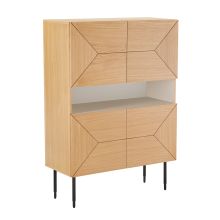 Sideboard NATE 100x40xH140cm, oak