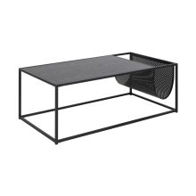Coffee table SEAFORD 110x60xH40cm, black