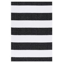 Plastic carpet BIRKAS 70x150cm, black/white