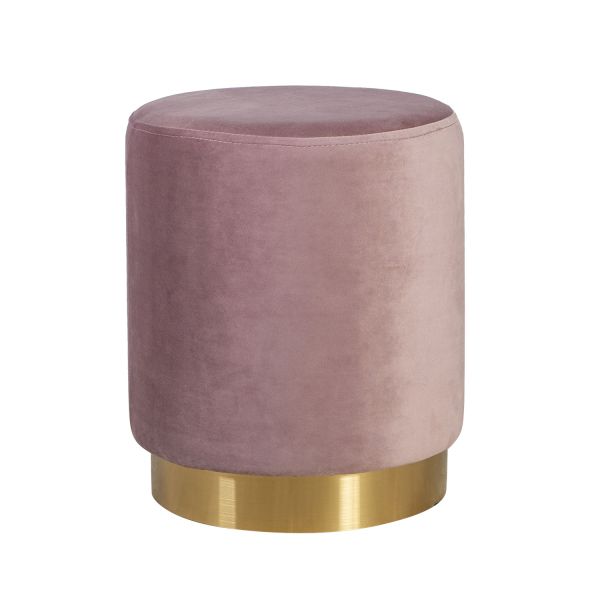 Пуфик LA PERLA D35xH42см, рожевий