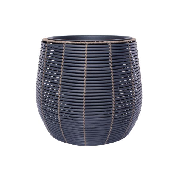 Тримач для рослин WICKER D45xH40 см, чорний/коричневий