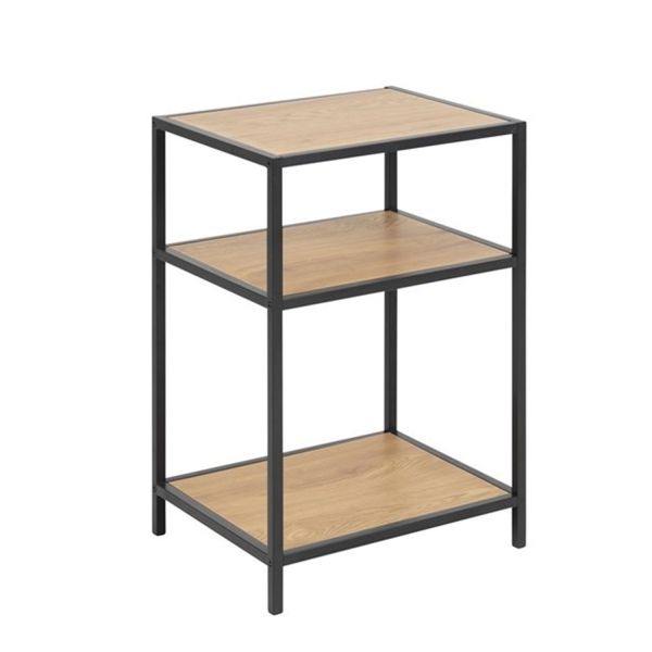 Журнальний столик SEAFORD 42x35xH63см, дуб