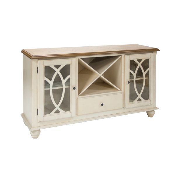 Сервант LILY 152x46xH84см, антично-білий