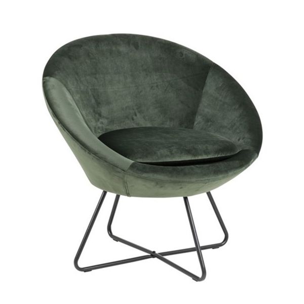 Крісло для відпочинку CENTER лісово-зелене
