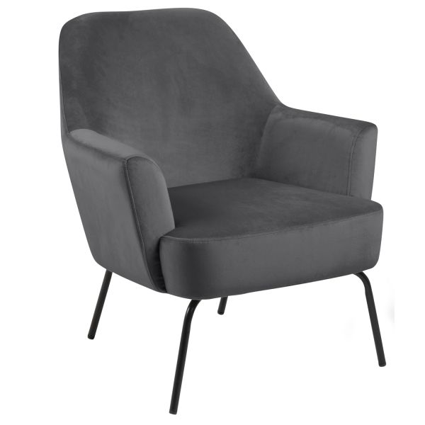 Крісло для відпочинку MELISSA темно-сіре