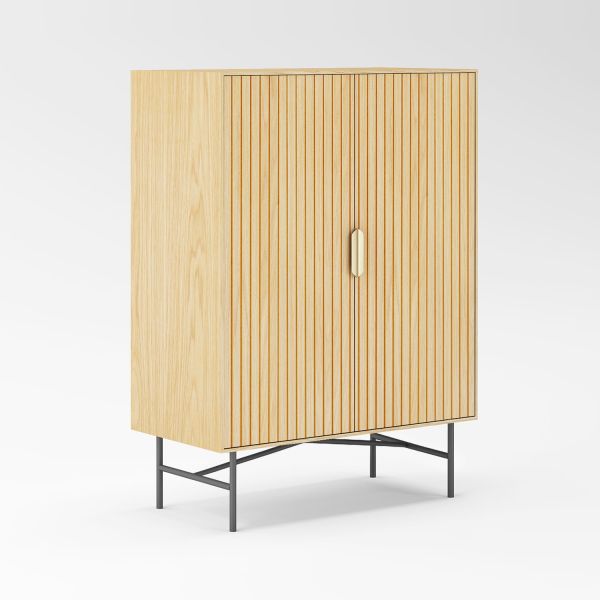 Шафа BASSEL 80x40xH110см, 3D меламін