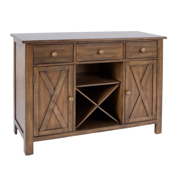 Сервант JAMES 120x46xH91см, рустикальний дуб