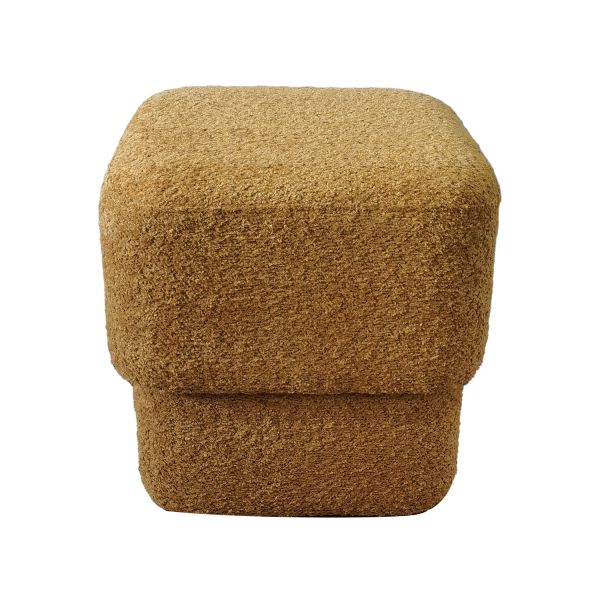 Пуф LAURA 40x40xH40см, жовтий