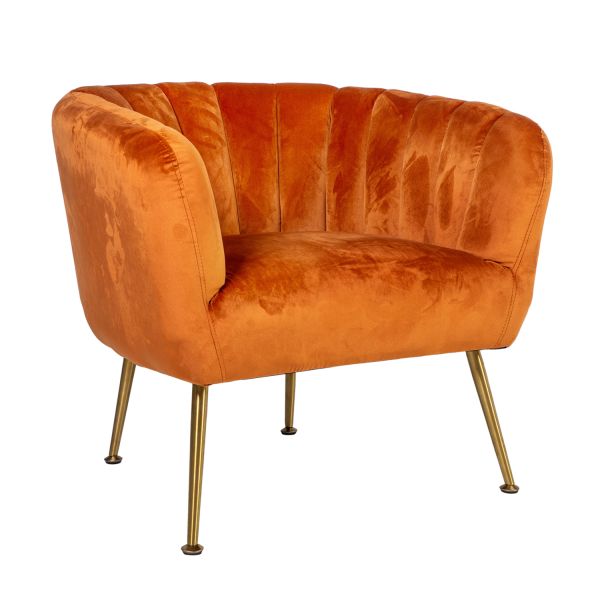 Крісло TUCKER кольору охри