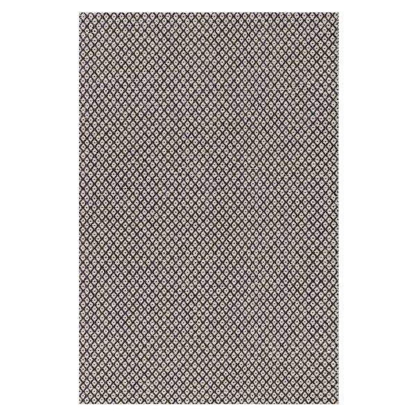 Пластиковий килим DIBY 70x200 см, чорний/кремовий