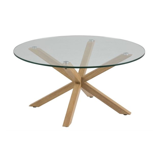 Журнальний столик HEAVEN D82xH40см, дуб