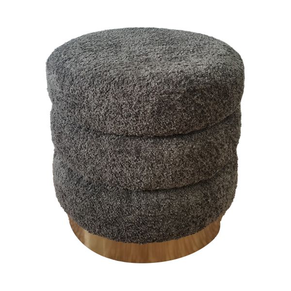 Пуф LAUREN Д35xВ38 см, сірий