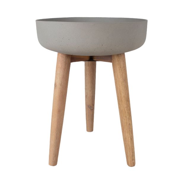 Тримач для рослин SANDSTONE D39xH51 см, сірий