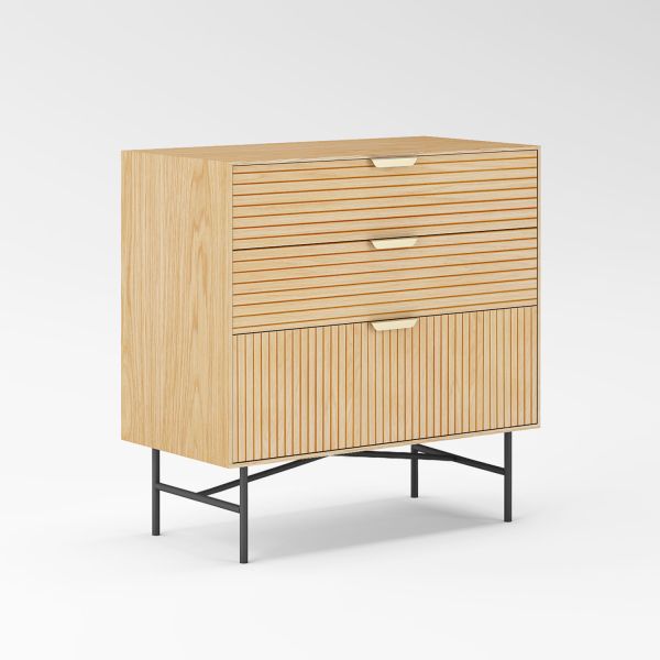 Сервант BASSEL 80x40xH80см, 3D меламін