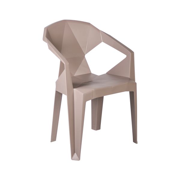 Крісло MUZE сіро-коричневого кольору