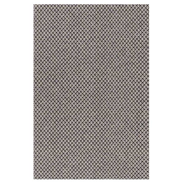 Plastic carpet DIBY 70x350cm, black/cream