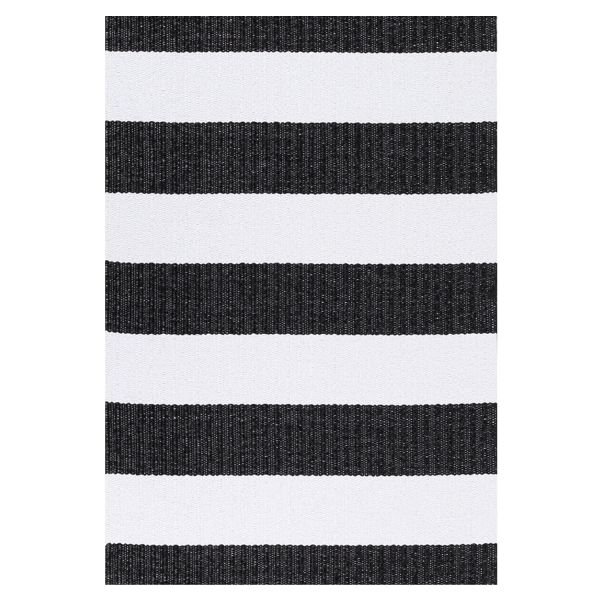 Plastic carpet BIRKAS 70x150cm, black/white